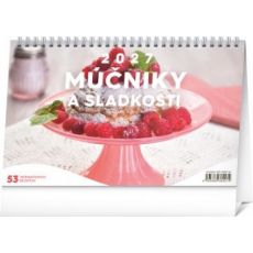Stolový kalendár Múčniky a sladkosti 2027, 23,1 x 14,5 cm