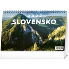 Stolový kalendár Slovensko 2027, 23,1 x 14,5 cm