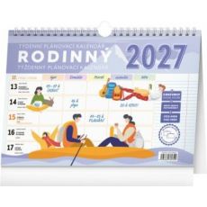 Týždenný rodinny plánovací kalendár 2027
