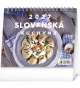 Stolový kalendár Slovenská kuchyňa 2027, 16,5 x 13