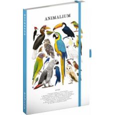 NOTIQUE Notes Animalium – Vtáky, linajkovaný, 13 x