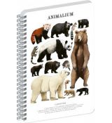 Špirálový blok Animalium – Medveďovité šelmy, čist