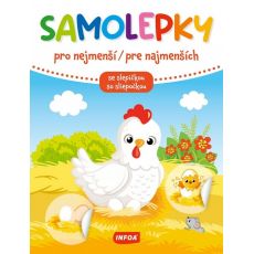 Samolepky pre najmenších so sliepočkou