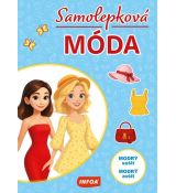 Samolepková móda - modrý zošit