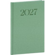 Týždenný diár Biella 2027, zelený