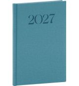 Týždenný diár Biella 2027, modrý