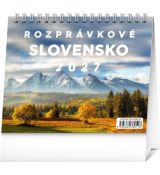 Stolový kalendár Rozprávkové Slovensko 2027, 16,5 x 13 cm