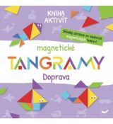 Kniha aktivít magnetické TANGRAMY - Doprava