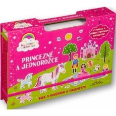 Princezné a jednorožce- Box s knižkou a magnetmi